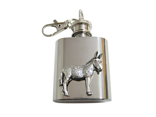 Donkey 1 Oz. Stainless Steel Key Chain Flask