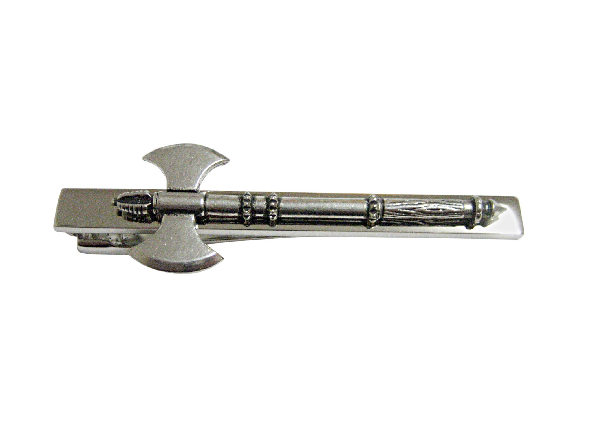 Double War Axe Square Tie Clip
