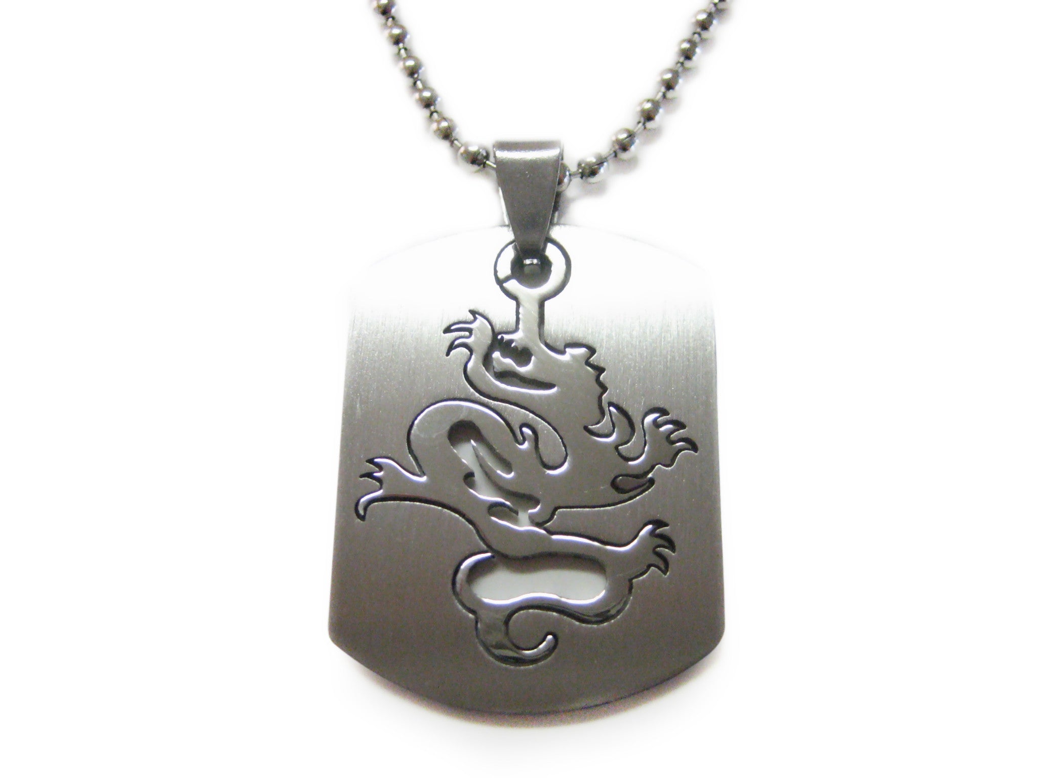 Dragon Metal Cut Out Necklace