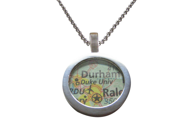 Duke University Map Pendant Necklace