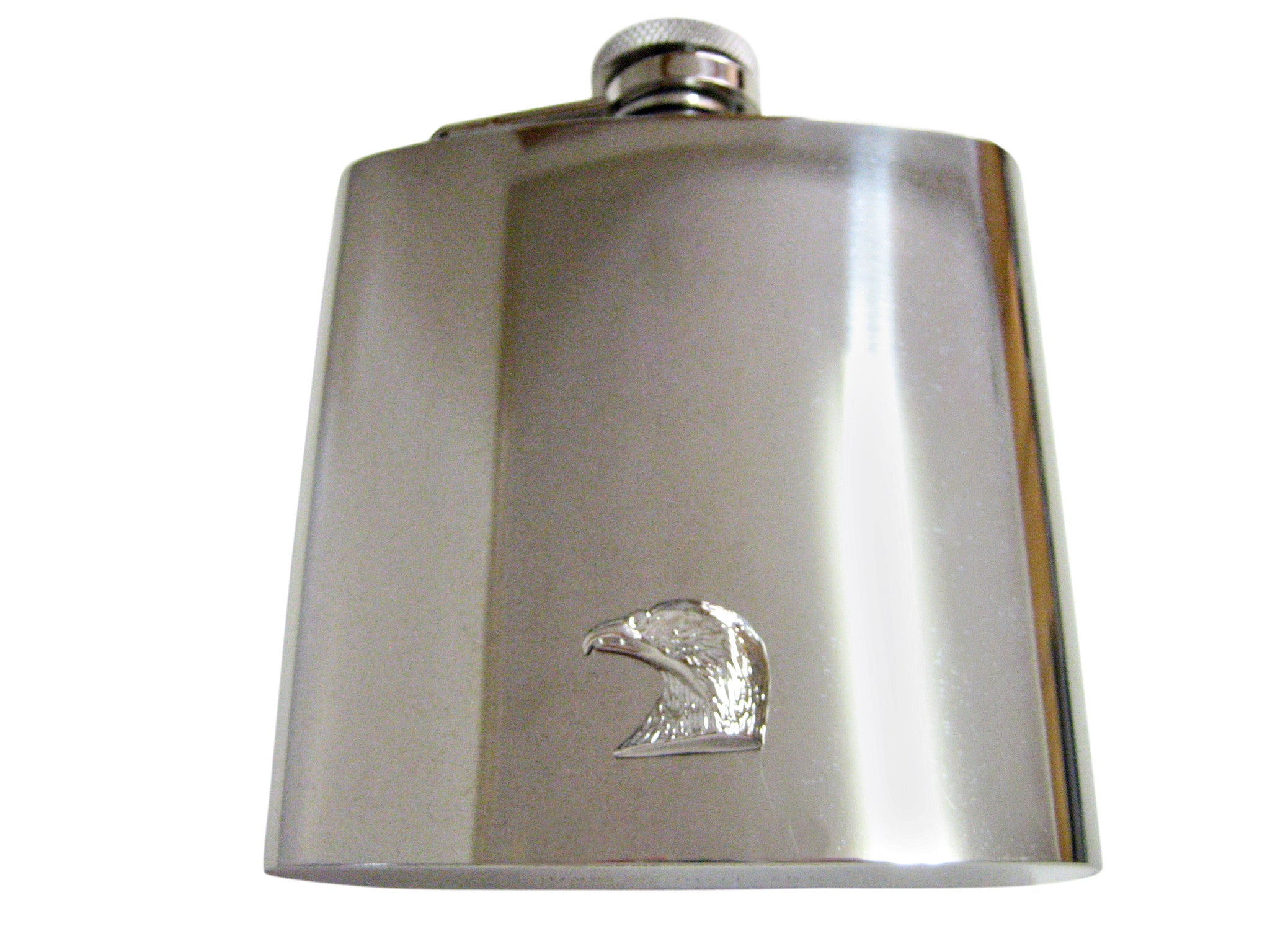 Eagle Bird Head 6 Oz. Stainless Steel Flask