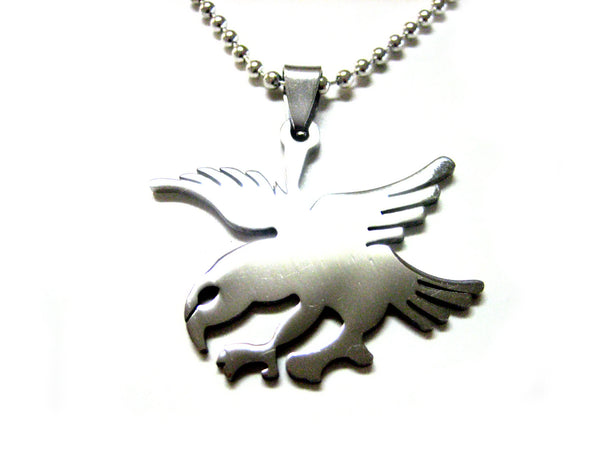 Eagle Bird Metal Cut Out Necklace