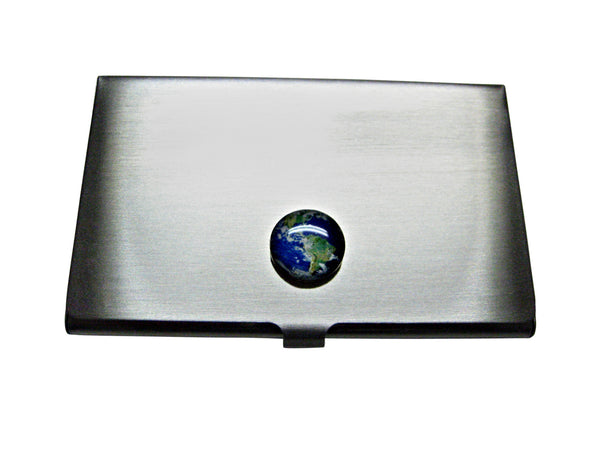 Planet Earth Business Card Holder