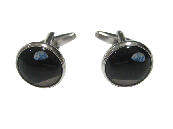 Earths View From Moon Cufflinks