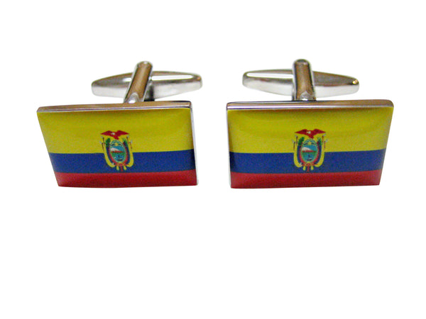 Ecuador Flag Cufflinks