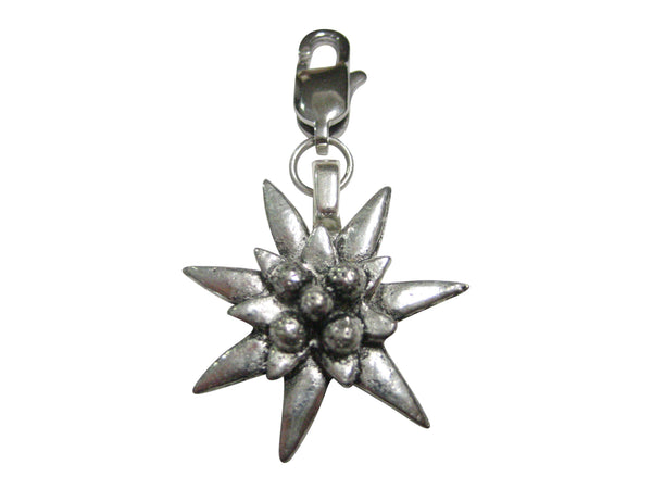 Edelweiss Flower Pendant Zipper Pull Charm