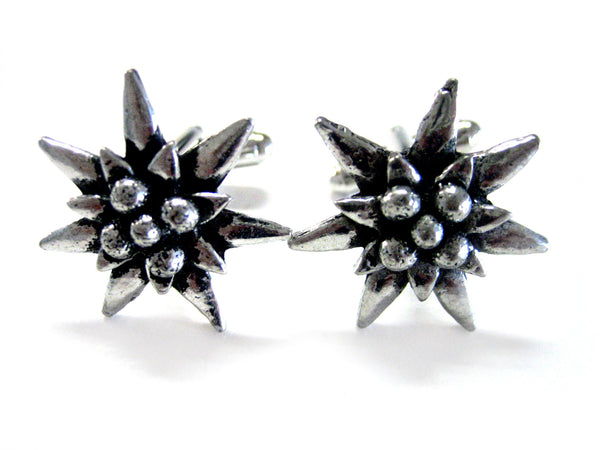Edelweiss Flower Cufflinks