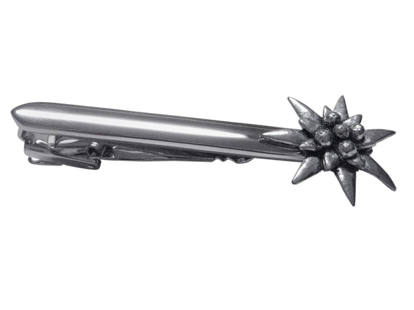 Edelweiss Flower Tie Clip