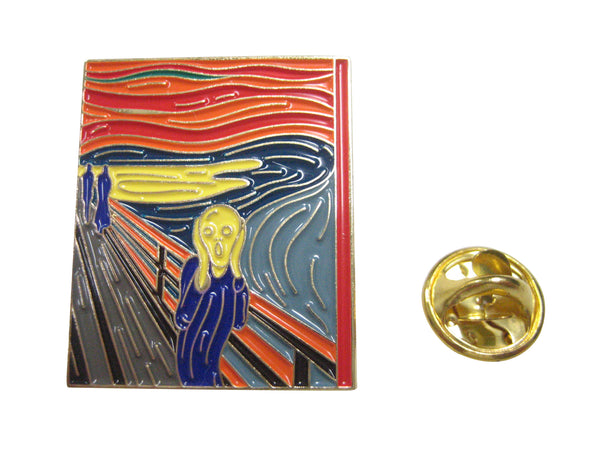 Edvard Munch The Scream Painting Lapel Pin