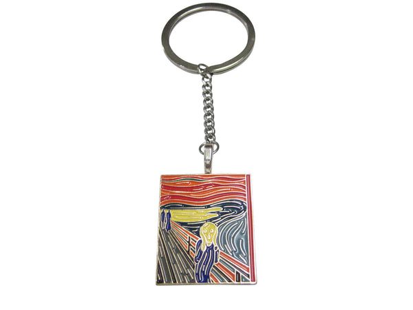 Edvard Munch The Scream Painting Pendant Keychain