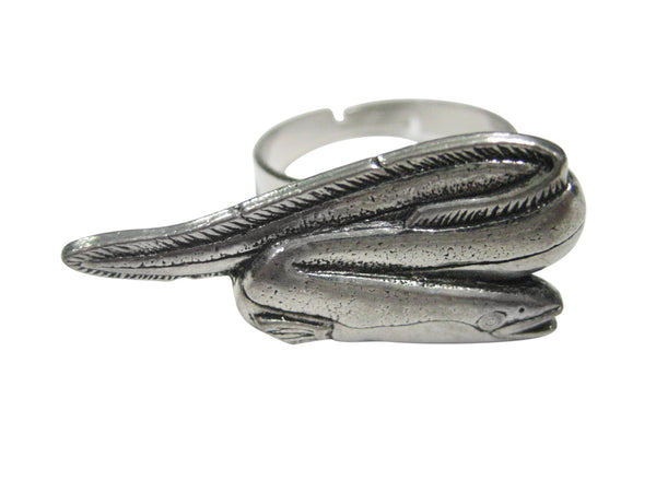 Eel Fish Adjustable Size Fashion Ring