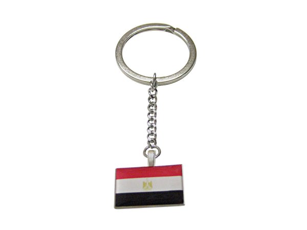 Egypt Flag Pendant Keychain