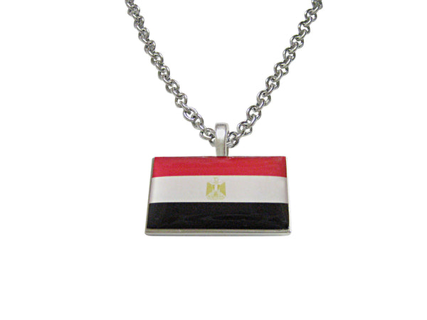 Egypt Flag Pendant Necklace