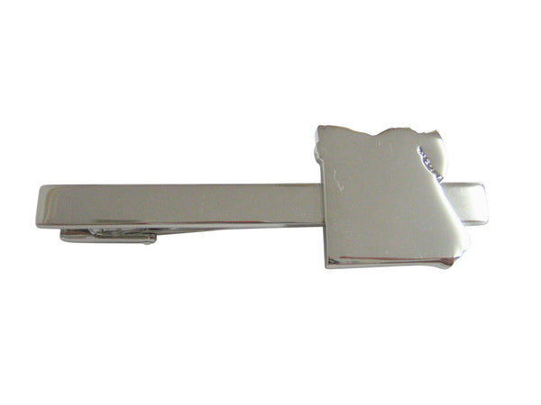 Egypt Map Shape Square Tie Clip