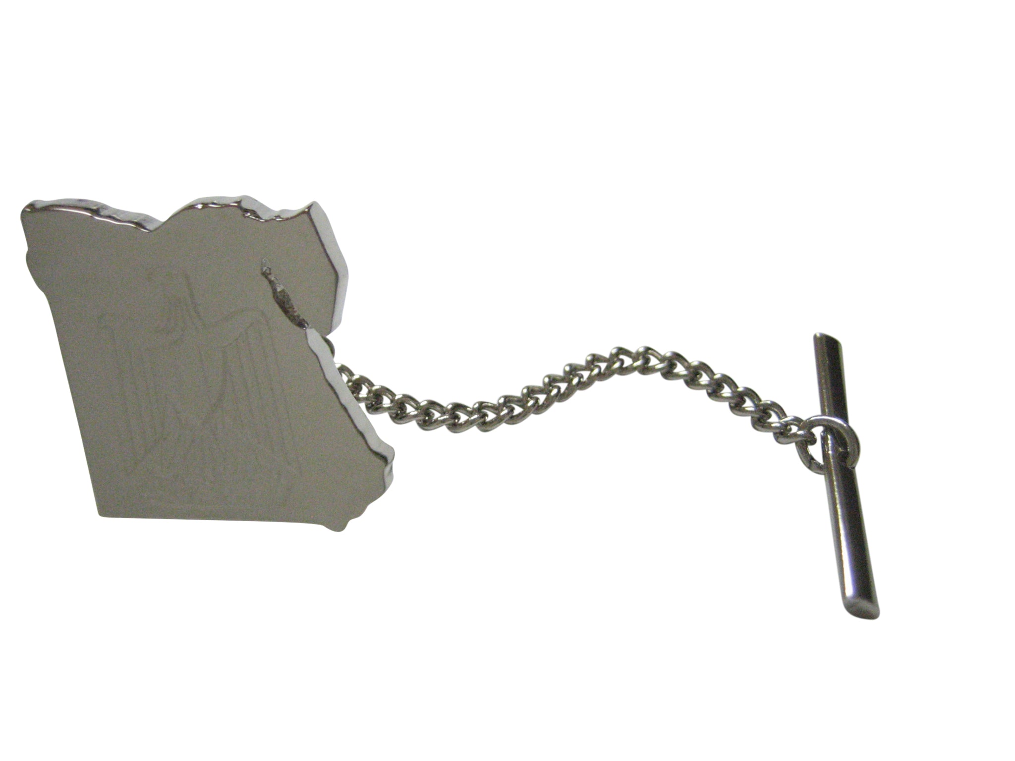 Egypt Map Shape and Flag Design Tie Tack