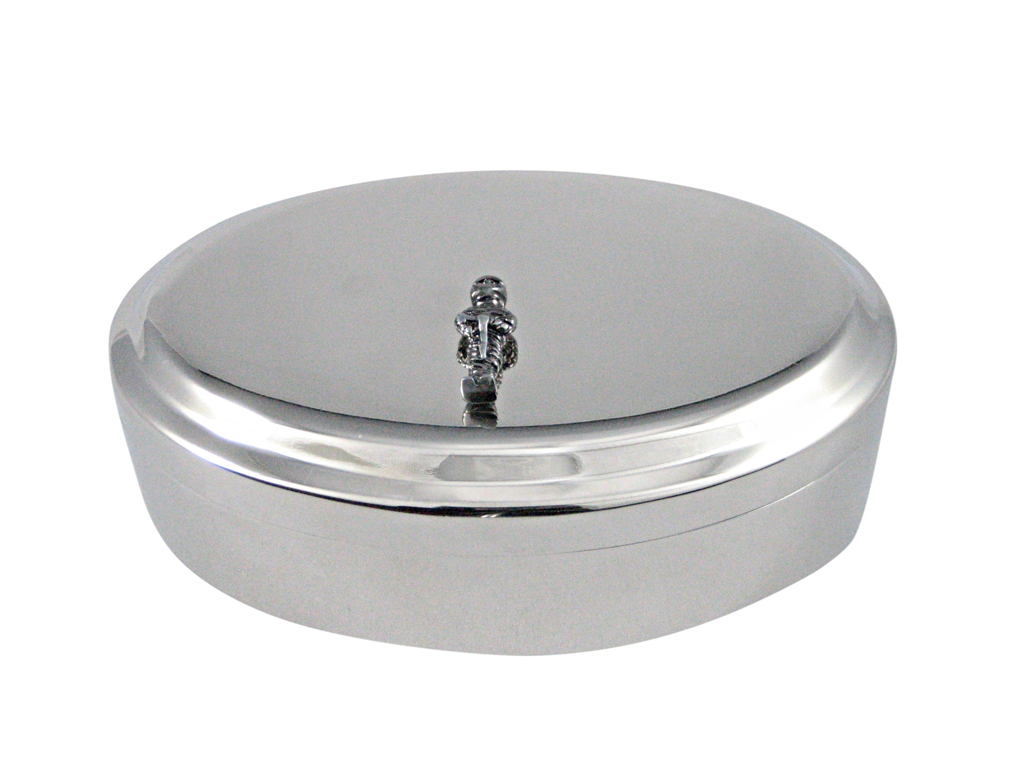 Egyption Mummy Pendant Oval Trinket Jewelry Box