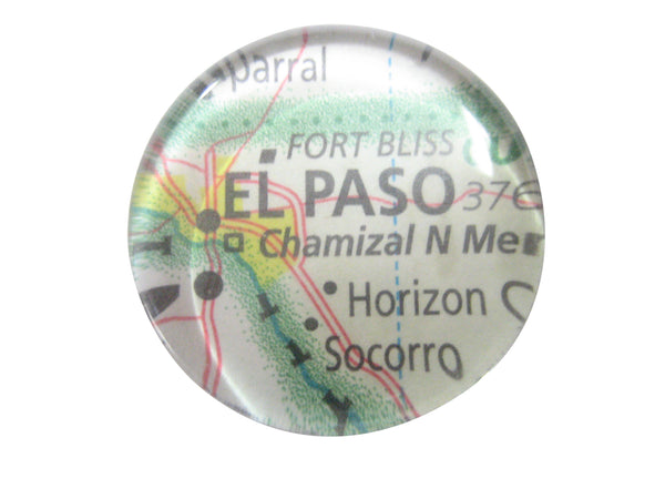 El Paso Texas Map Pendant Magnet