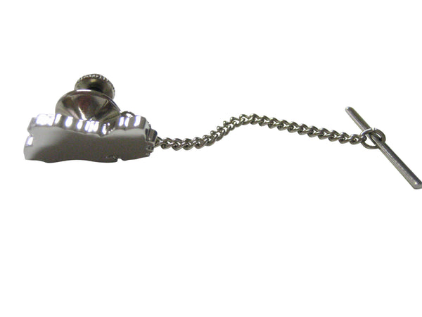 El Salvador Map Shape Tie Tack