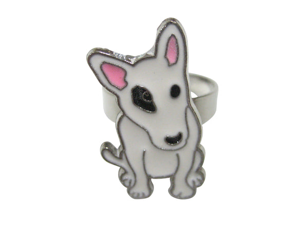 English Bull Terrier Dog Adjustable Size Fashion Ring