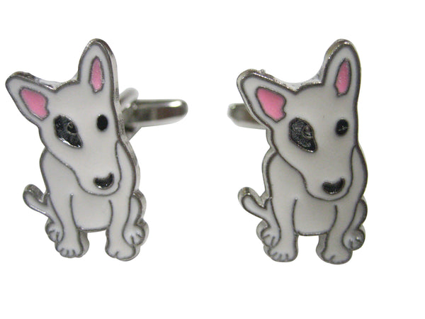 English Bull Terrier Dog Cufflinks