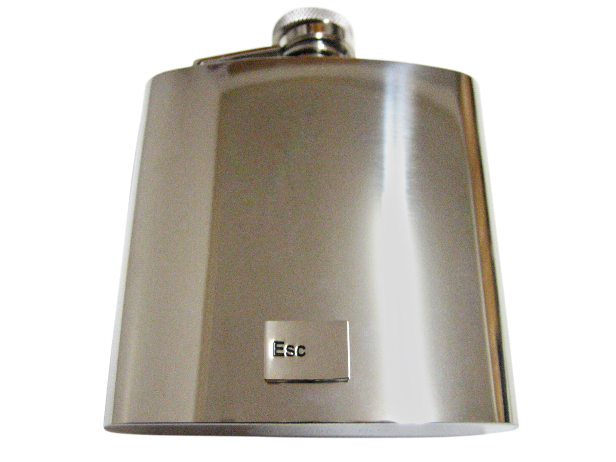 Esc Key 6 Oz. Stainless Steel Flask