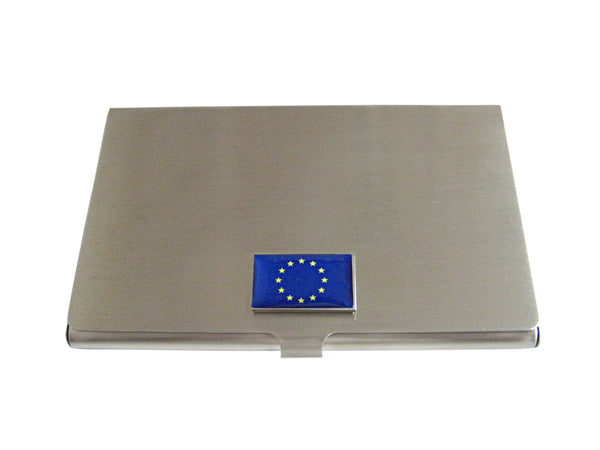 European Union Flag Business Card Holder
