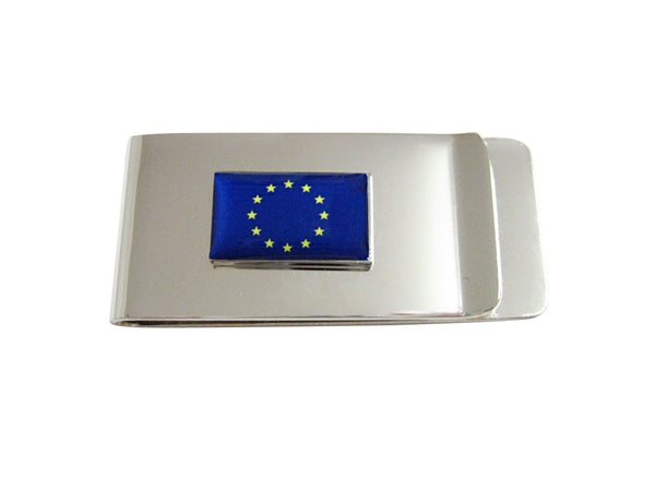 European Union Flag Pendant Money Clip