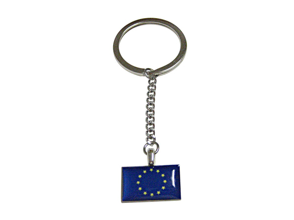 European Union Flag Pendant Keychain