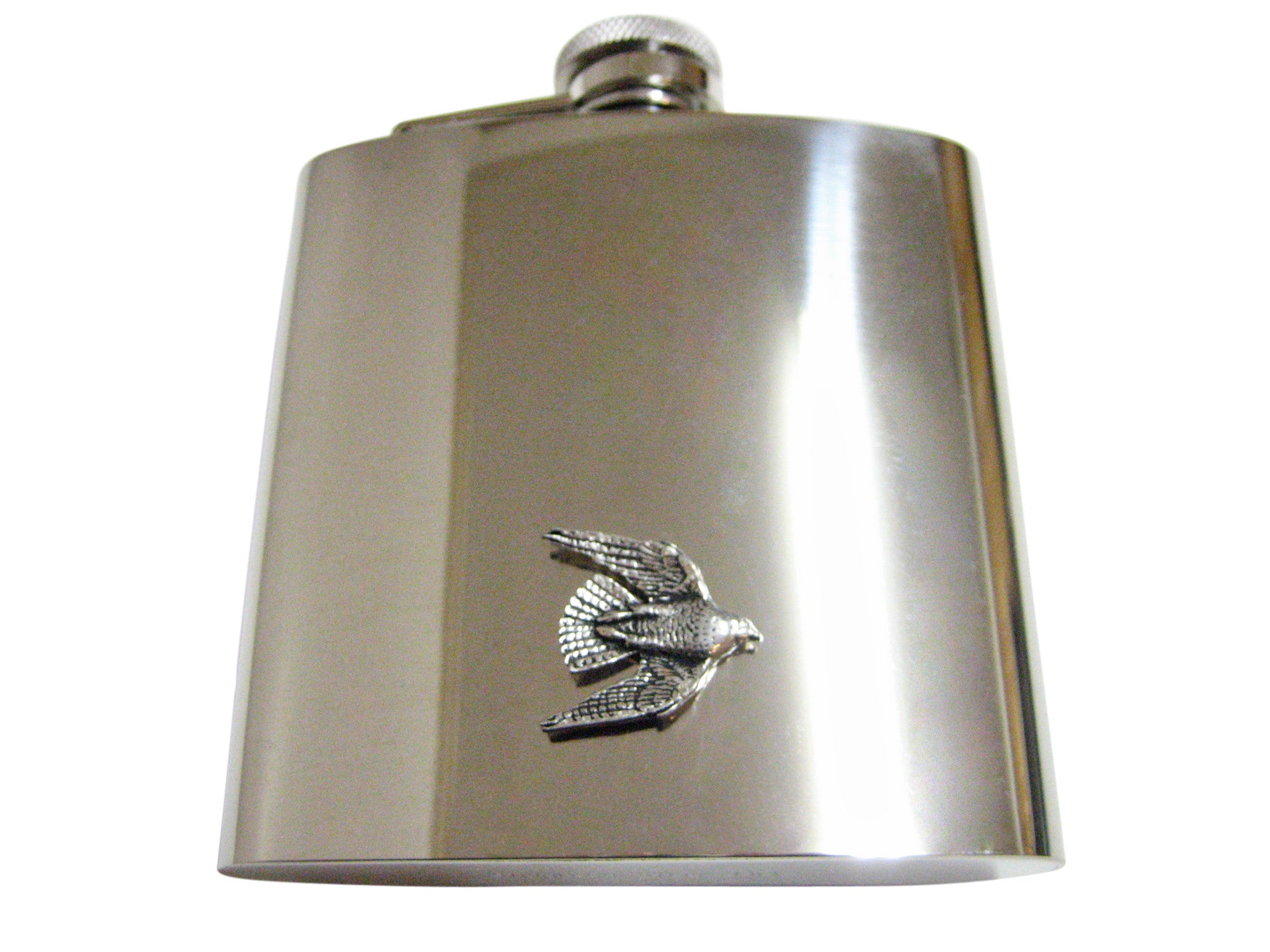 Falcon Bird 6 Oz. Stainless Steel Flask