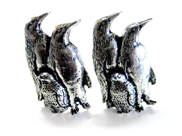 Family of Penguin Cufflinks