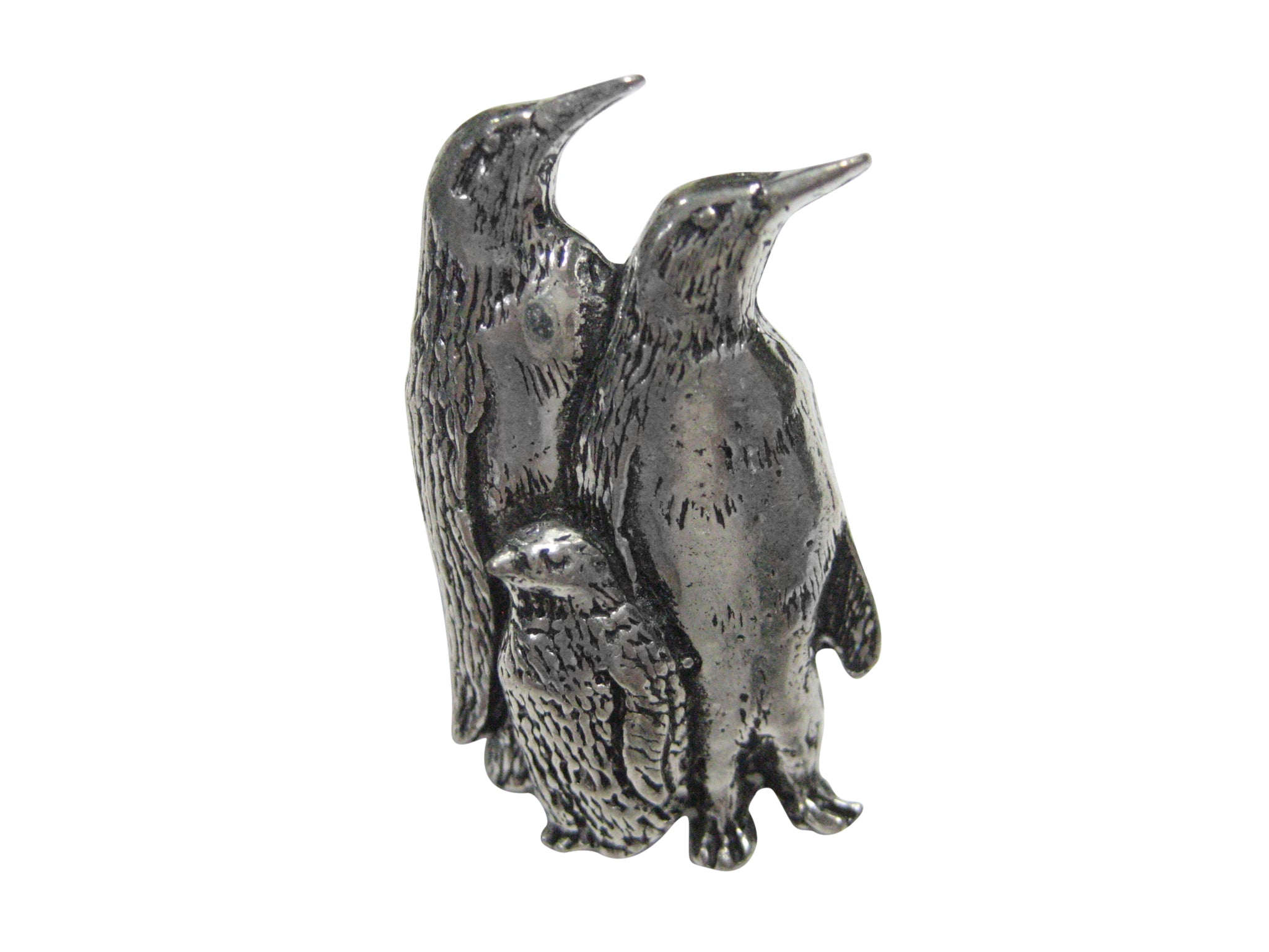 Family of Penguins Adjustable Size Fashion Ring