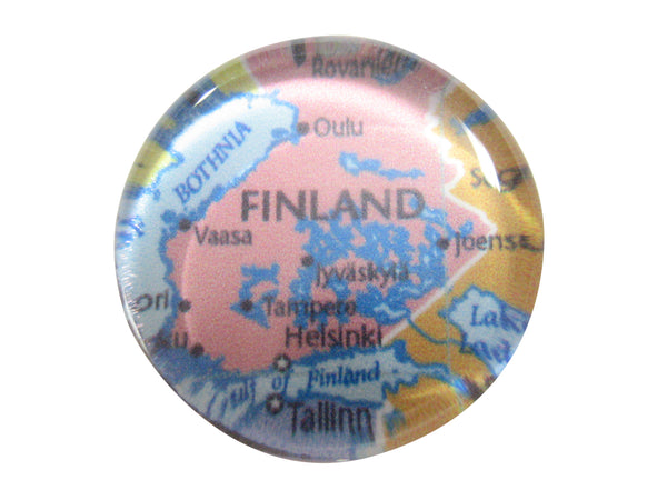 Finland Map Pendant Magnet