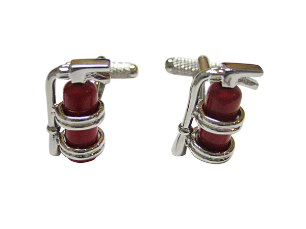 Fire Extinguisher Cufflinks