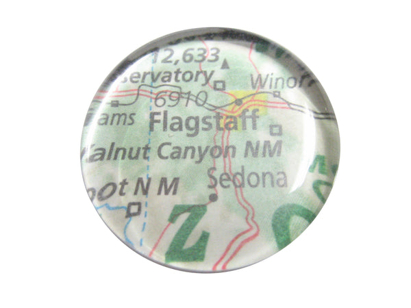 Flagstaff Arizona Map Pendant Magnet