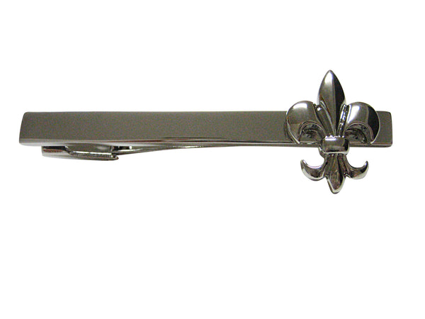 Fleur De Lys Square Tie Clips