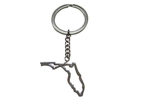 Florida State Map Outline Keychain