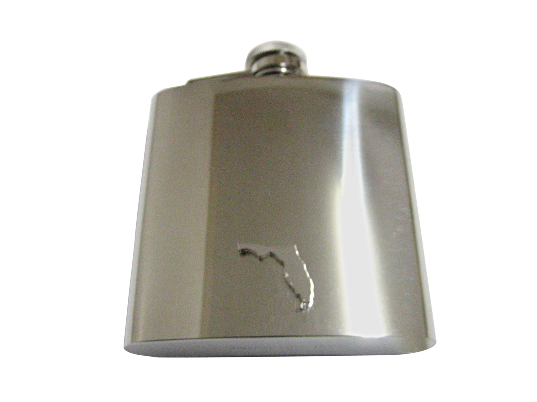 Florida State Map Shape 6oz Flask
