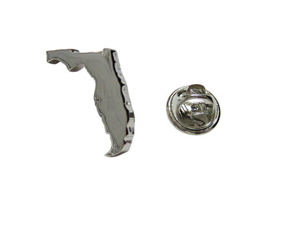 Florida State Map Shape Lapel Pin
