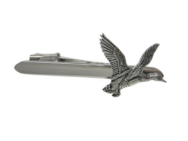 Flying Mallard Duck Bird Tie Clip