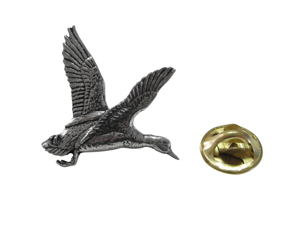 Flying Mallard Duck Lapel Pin