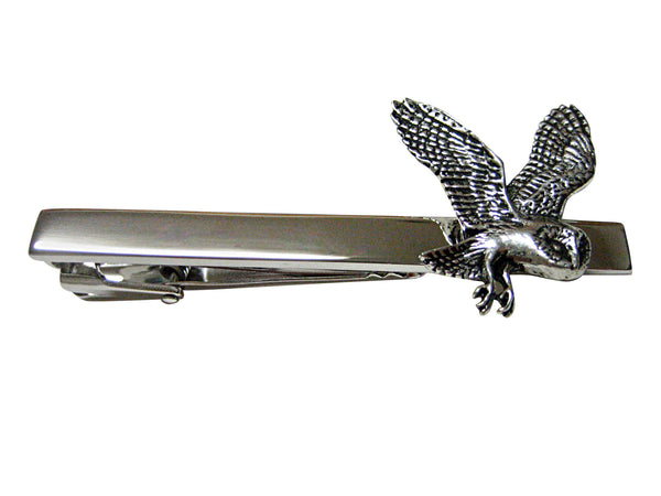 Flying Owl Square Tie Clip