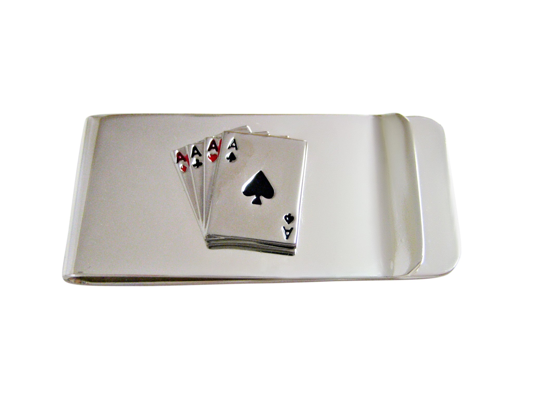 Four Aces Gambling Money Clip