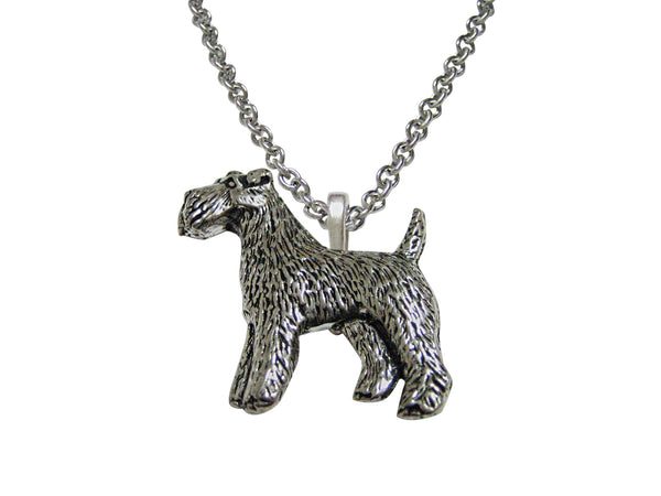 Fox Terrier Dog Pendant Necklace