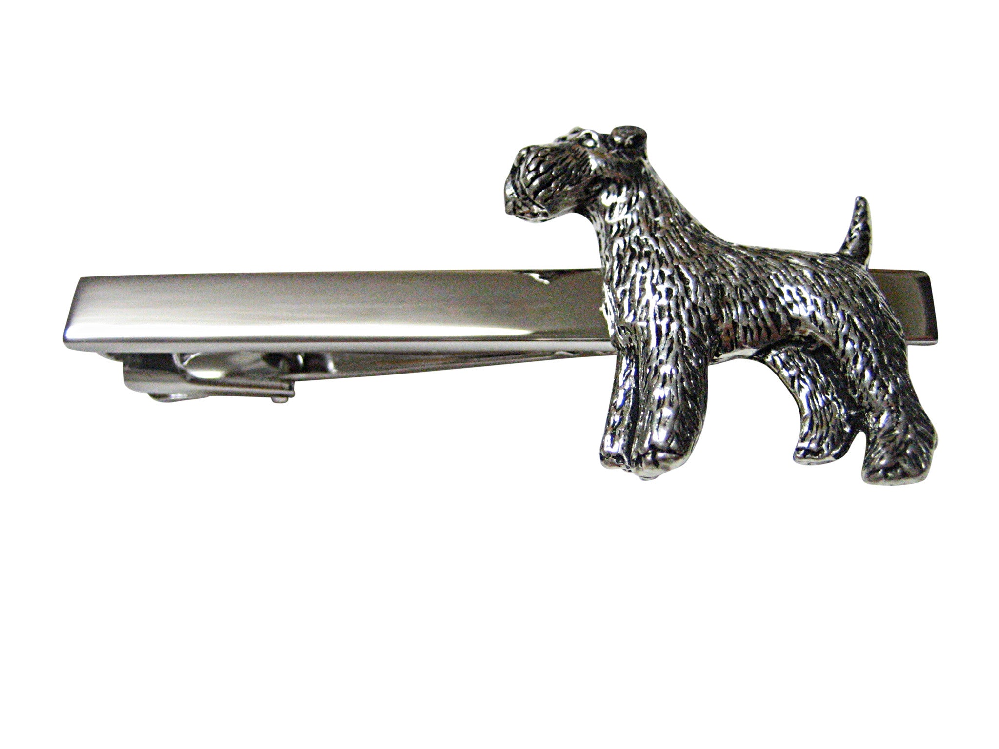 Fox Terrier Dog Square Tie Clip