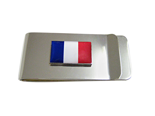 France Flag Pendant Money Clip