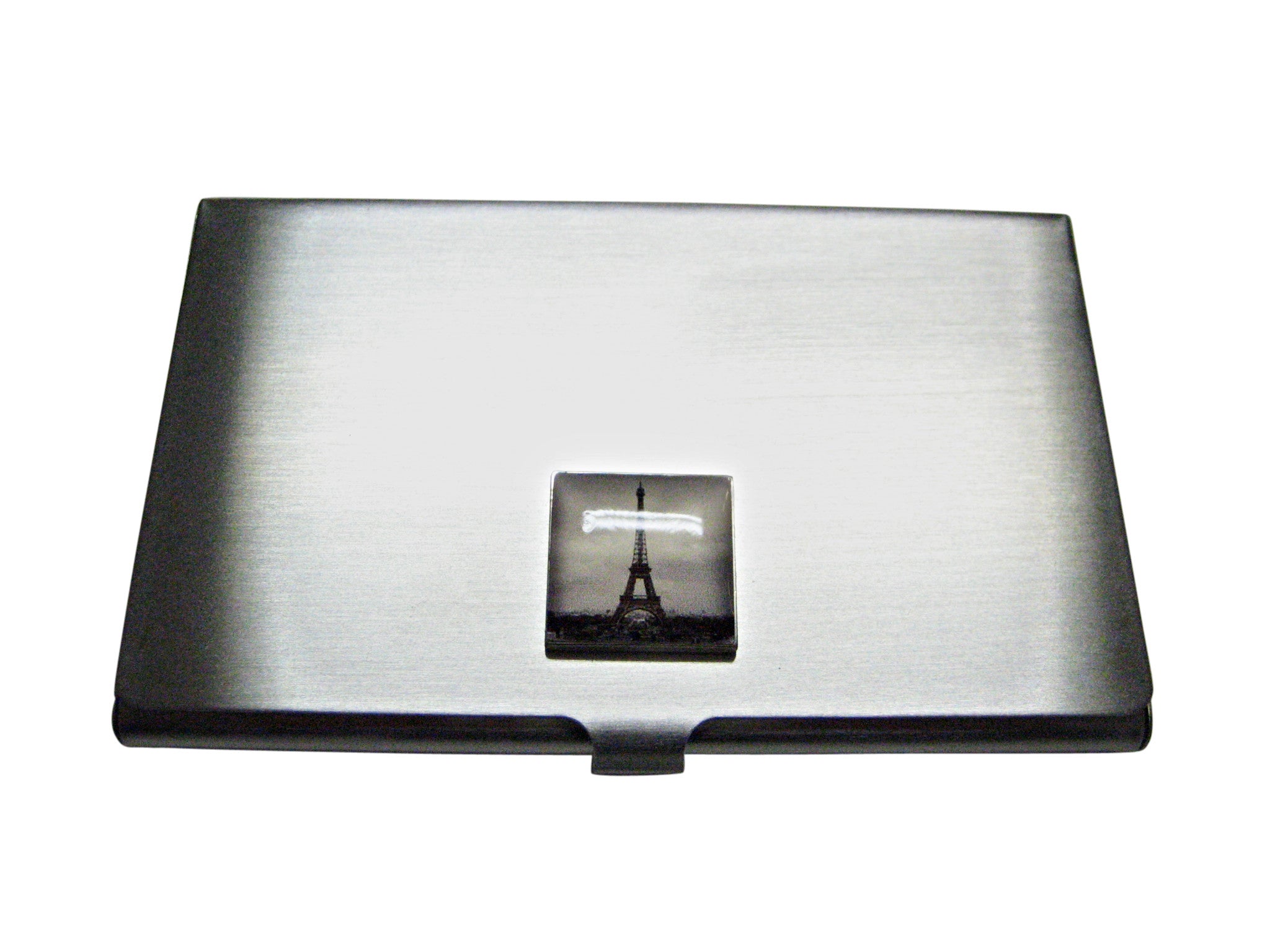French Iconic Eiffel Tower Matte Business Card Holder