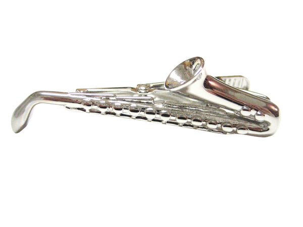 Full Length Saxophone Musical Instrument Tie Clips