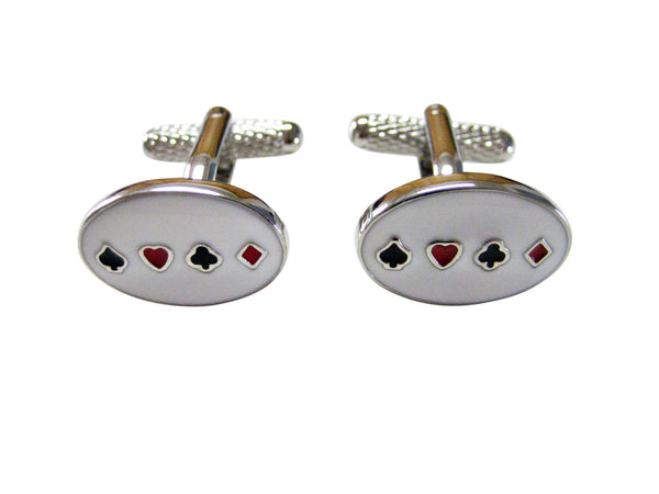 Gambling Card Suits Cufflinks