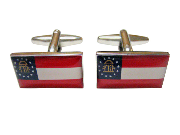 Georgia State Flag Cufflinks