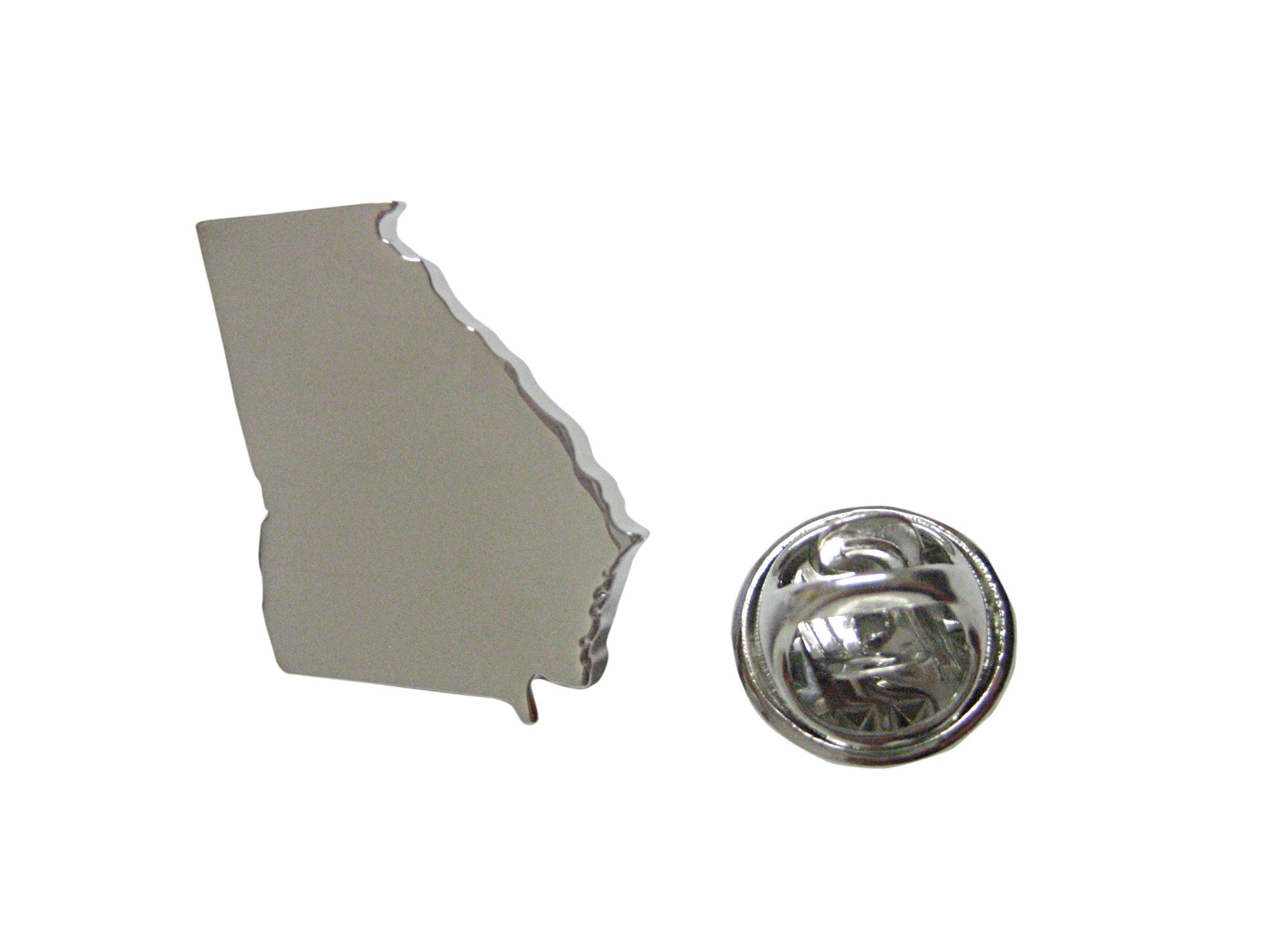 Georgia State Pin Georgia State Map Shape Lapel Pin - Kiola Designs
